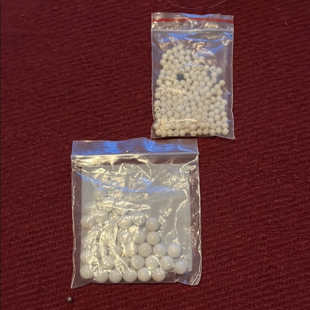 White Bead Set